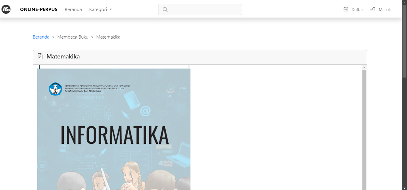 Source Code Aplikasi Perpustakaan PHP MySQL Web Responsive