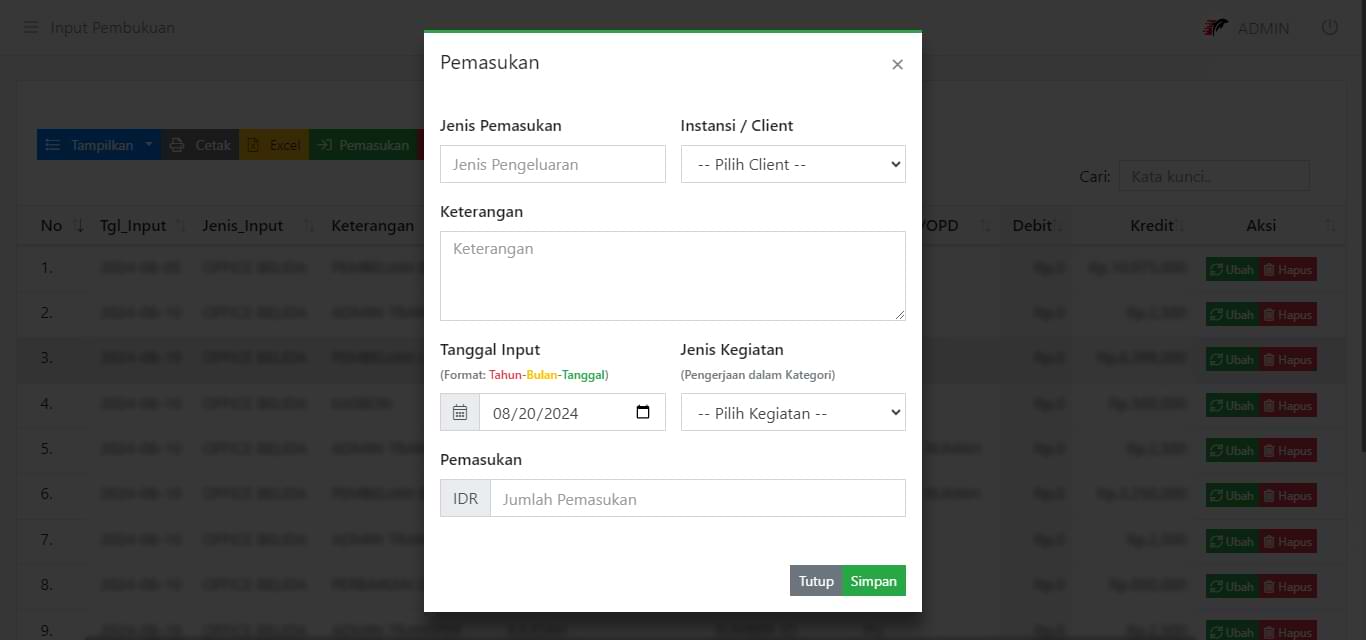 Aplikasi Manajemen Proyek Kontraktor