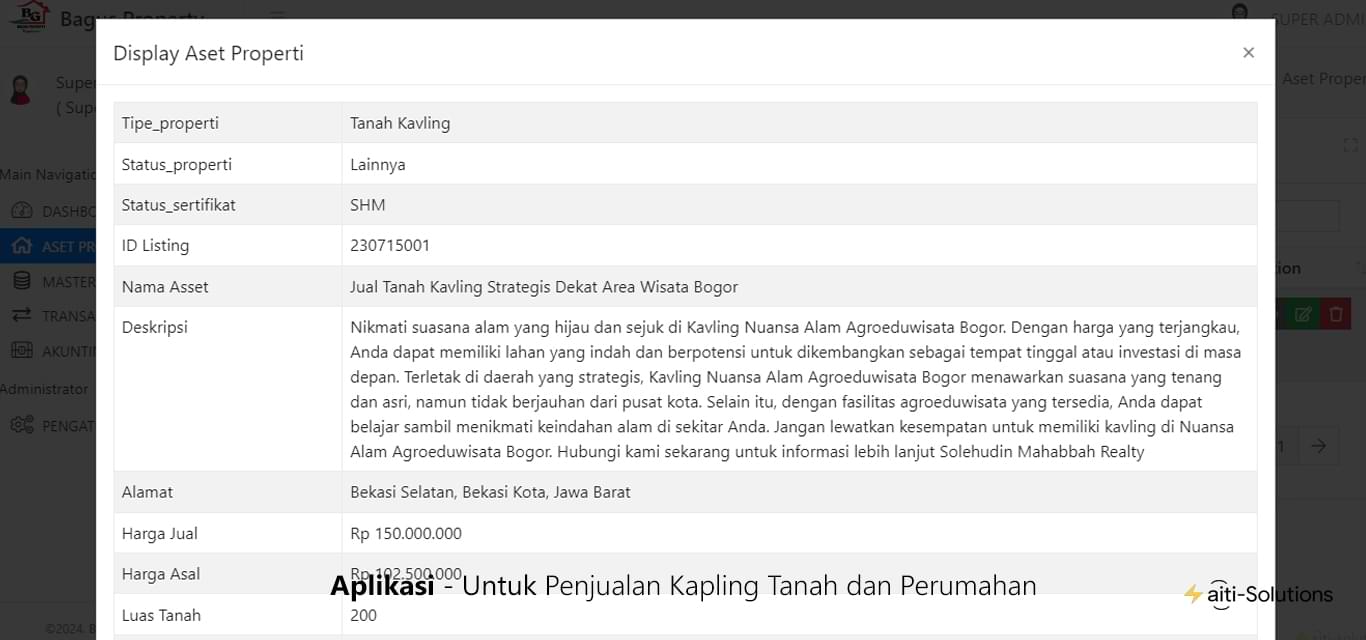 Aplikasi Jual Beli Kapling Tanah